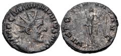 Roman Imperial Marius. Romano-Gallic Emperor, AD 269. Antoninianus (19mm, 2.79 g, 6h). Colonia Agrippinensis (Cologne) mint. 2nd emission, circa mid AD 269. IMP C M AVR MARIVS AVG, radiate and cuirass