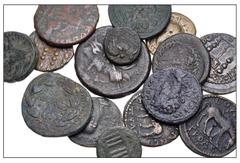 Large Lots ROMAN. Provincial. Lot of fifteen (15) bronze issues. Includes: SPAIN, Valentia // MOESIA SUPERIOR, Viminacium. Trebonianus Gallus // MACEDON, Amphipolis. Tiberius // PAPHLAGONIA, Sinope. P