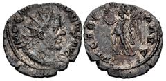 Roman Imperial Marius. Romano-Gallic Emperor, AD 269. Antoninianus (19.5mm, 2.52 g, 12h). Colonia Agrippinensis (Cologne) mint. 2nd emission, circa mid AD 269. IMP C M [AVR] MARIVS AVG, radiate and cu
