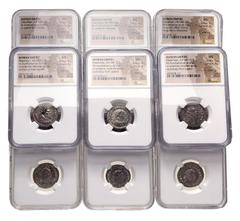 Large Lots ROMAN. Imperial. Lot of thirteen (13) Antoniniani of Diocletian & Maximian. Includes: Diocletian (5) // Maximian (8). Various mints. All silvered. Includes the following NGC grades: For Dio