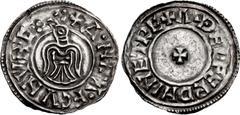 British ANGLO-SAXON, Anglo-Viking (Hiberno-Norse Northumbria). Anlaf Guthfrithsson. 939-941. AR Penny (20mm, 1.07 g, 12h). York mint; Athelferd, moneyer. ·: A•N•L•A•F CVNVNC :·, raven with wings displ