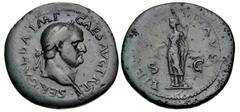 The Summer Haven Collection of Sestertii Galba. AD 68-69. Æ Sestertius (36mm, 24.90 g, 6h). Rome mint. Struck circa November AD 68. Laureate head right / Libertas standing left, holding pileus and cra
