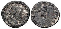 Roman Imperial Marius. Romano-Gallic Emperor, AD 269. Antoninianus (19mm, 3.12 g, 7h). Colonia Agrippinensis (Cologne) mint. 2nd emission, circa mid AD 269. IMP C M AVR MARIVS AVG, radiate and cuirass