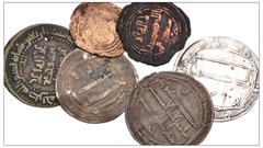 Large Lots ISLAMIC. Miscellaneous. Lot of six (6) silver and bronze issues. Includes: Arab-Sassanian. Æ Pashiz // 'Abbasid. AR Dirhams (3) // 'Abbasid. Æ Fals // Samanid. Æ Fals. With collector's attr