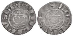 The Richard A. Jourdan Collection – World FRANCE, Royal. Philippe II Auguste. 1180–1223. AR Denier (17mm, 0.91 g, 11h). Issue of Roger, Bishop of Laon. Laon mint. Struck circa 1180-1201. + PHILIPVS RE