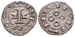The Richard A. Jourdan Collection – World FRANCE, Provincial. Melgueil. Uncertain Count or Bishop. 12th-13th centuries. BI Denier (19mm, 0.95 g, 12h). Maguelonne mint. Cross with crossbars composed of