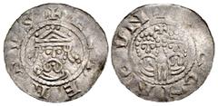 The Richard A. Jourdan Collection – World LOW COUNTRIES, Friesland (graafschap). Egbert II. 1060-1098. AR Denier (19mm, 0.75 g, 9h). Dokkum mint. + E G B E R T V S, facing crowned bust / + [D] O G G I