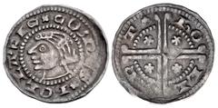 The Richard A. Jourdan Collection – World LOW COUNTRIES, Holland (graafschap). Floris V. 1256-1296. AR Denier (14mm, 0.59 g, 2h). Struck 1284-1286. COmЄS hOLLA'DIЄ, head left / hO LL AD T x, voided cr