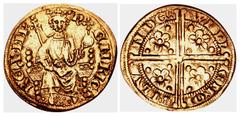 The Richard A. Jourdan Collection – British PLANTAGENET. Henry III. 1216-1272. Electrotype AV Penny of 20 Pence (22mm, 2.57 g, 1h). London mint; Willelm, moneyer. Original struck 1257. Unsigned Britis