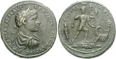 TROAS, Antandrus. Severus Alexander. AD 222-235. Æ Medallion (38mm, 35.17 g, 6h). AVTOKPA KAI M AVP CЄOVHPOC AΛЄΞANΔPOC, laureate, draped, and cuirassed bust right / EPI TRA AVP[...], ANTANΔPIΩN in ex