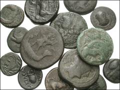 GREEK. Miscellaneous. AR and Æ from Macedon to Greece. Includes: Various civic and royal coinages. AR issues: KINGS of THRACE. Lysimachos. Drachm // KINGS of MACEDON. Alexander III. Drachm (3) // CORI