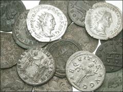 ROMAN. Imperial. AR of 3rd century AD. Includes: all antoniniani except as noted. Gordian III (3) // Philip I (5) // Otacilia Severa // Trajan Decius (2) // Volusian (2) // Gallienus (5) // Salonina /