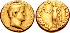 Roman Imperial Otho. AD 69. AV Aureus (17mm, 6.81 g, 12h). Rome mint. Struck 15 January-8 March. IMP M OTHO CAESAR AVG TR P, bare head right / PAX ORB IS TERRARVM, Pax, draped, standing left, holding 