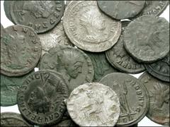 ROMAN. Imperial. Antoniniani, Gordian III through Numerian. Includes: GORDIAN III. Fortuna seated left // GALLIENUS. Pax standing left // Fortuna standing left // Roma seated left // Providentia stand