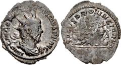 Roman Imperial Postumus. Romano-Gallic Emperor, AD 260-269. AR Antoninianus (22mm, 2.97 g, 6h). Treveri (Trier) mint, 1st officina. 1st emission, 1st phase, AD 260. IMP C M CA[SS] LAT POSTIMVS P F AVG