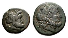 Large Lots GREEK. Magna Graecia & Sicily. Lot of two (2) Syracusan bronze issues of the Fifth Democracy. Includes: CNS 230; HGC 2, 1455 // CNS 234; HGC 2, 1471. Near VF. LOT SOLD AS IS, NO RETURNS. Tw