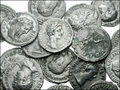 ROMAN. Imperial. AR of 1st-3rd centuries. Includes: all denarii. VESPASIAN. Pax. RSC 94h // DOMITIAN. Minerva. RSC 290 // TRAJAN. Justitia or Abundantia. RSC 301 // Aequitas. RSC 85a // HADRIAN. Salus