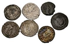 Large Lots ROMAN. Imperial. Lot of twenty-eight (28) AR Antoniniani. Includes: Elagabalus // Philip I (2) // Philip II // Trajan Decius (2) // Herennius Etruscus // Trebonianus Gallus (2) // Volusian 