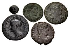 Large Lots MIXED. Greek–Roman Imperial. Lot of seventeen (17) bronze issues. Includes: GREEL: Sicily, Syracuse. Æ Litra. Tooled // Ptolemaic Kings of Egypt. temp. Ptolemy VIII. Æ Chalkous. Paphos mint