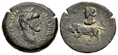 Roman Provincial EGYPT, Alexandria. Antoninus Pius. AD 138-161. Æ Drachm (34mm, 20.51 g, 12h). Zodiac series. Dated RY 8 (AD 144/145). Laureate head right / Venus in Taurus (night house) – Diademed an