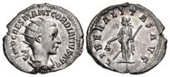 The McAlee Collection – Gordian III to Philip II Gordian III. AD 238-244. AR Antoninianus (23mm, 3.81 g, 12h). Antioch mint. 1st series, AD 238-239. IMP CAES M ANT GORDIANVS AVG, radiate, draped, and 