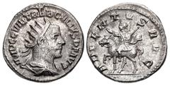 The McAlee Collection – Trajan Decius and Later Lot of three (3) coins. 300a Trebonianus Gallus. AD 251-253. AR Antoninianus (21mm, 3.87 g, 12h). Antioch mint. 3rd issue, AD 252-253. IMP C C VIB TREB 