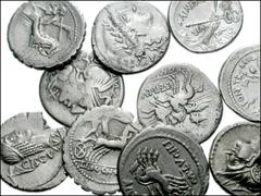 ROMAN. Republic. AR Denarii. Includes: L. Sempronius Pitio. Circa 148 BC. Roma / Dioscuri. Sempronia 2 // C. Terentius Lucanus. Circa 147 BC. Roma / Dioscuri. Terentia 10 //C. Malleolus C. f. Circa 11