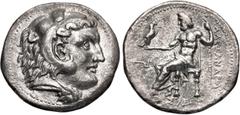 Greek KINGS of MACEDON. temp. Alexander III – Kassander. Circa 325-310 BC. AR Tetradrachm (29mm, 15.79 g, 12h). In the name and types of Alexander III. Uncertain mint in Greece or Macedon. Head of Her