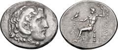 Greek LYCIA, Phaselis. Circa 218/7-186/5 BC. AR Tetradrachm (32.5mm, 16.05 g, 1h). In the name and types of Alexander III of Macedon. Dated CY 30 (189/8 BC). Head of Herakles right, wearing lion skin 