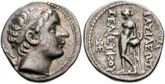 SELEUKID KINGS of SYRIA. Seleukos II Kallinikos. 246-226 BC. AR Drachm (17mm, 4.08 g, 12h). Uncertain mint 52 (near Seleukeia on the Tigris). Struck circa 234-226 BC(?). Diademed head right / Apollo D