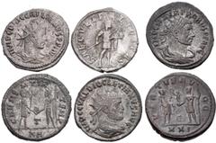 Large Lots ROMAN. Imperial. Lot of twelve (12) 3rd century antoniniani. Includes: Issues of Gordian III // Gallienus // Postumus (4) // Probus (2) // Carinus // Diocletian (2) // Maximianus. Coins in 