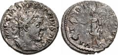 Roman Imperial Marius. Romano-Gallic Emperor, AD 269. Antoninianus (19.5mm, 3.61 g, 7h). Colonia Agrippinensis (Cologne) mint. 2nd emission, circa mid AD 269. Radiate and cuirassed bust right / Victor