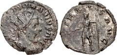 Roman Imperial Marius. Romano-Gallic Emperor, AD 269. Antoninianus (21mm, 3.02 g, 6h). Colonia Agrippinensis (Cologne) mint. 3rd emission, circa mid AD 269. Radiate and cuirassed bust right / Virtus s