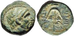 SELEUKID KINGS of SYRIA. Antiochos I Soter. 281-261 BC. Æ 16mm (4.05 g, 1h). Mint associated with Antioch. Struck during the interregnum after the death of Antiochos II, circa 246-244 BC. Diademed hea