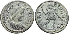 LYDIA, Thyateira. Pseudo-autonomous issue. 3rd century AD. Æ 25mm (6.69 g, 6h). Draped bust of the Senate right / Selene-Hekate advancing right, head left, crescent at shoulders, holding torch in each