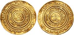 Early Medieval & Islamic CRUSADERS, Latin Kingdom of Jerusalem. Imitation Bezants. 11th-12th centuries. AV Bezant (22mm, 3.90 g, 7h). Imitating a dinar of the Fatimid caliph al-Amir. Uncertain (Tyre?)