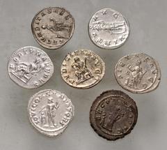 Large Lots ROMAN. Imperial. Lot of seven (7) third century AR Antoniniani. Includes: Herennia Etruscilla (1) // Otacilia Severa (1) // Salonina (2) // Gordian III (3). VF to Near EF. LOT SOLD AS IS, N