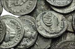 ROMAN. Imperial. Antoniniani from Gordian III to Salonina. Includes: Various types. Gordian III (9) // Philip I (6) // Herennius Etruscus // Volusian (2) // Valerian // Salonina. Average VF. LOT SOLD 