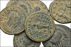 ROMAN. Imperial. Antoniniani from Gallienus to Numerian. Includes: various types and mints. Gallienus // Aurelian, with Vabalathus // Severina // Divus Carus // Carinus // Numerian (2). Average Near V