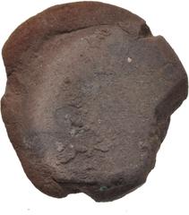 Counterfeiters' Molds and Dies ROMAN IMPERIAL. 4th Century AD. Terracotta counterfeiter's mold (32mm, 6.37 g). Part of a mold for casting coins, impressed with the obverse a follis of Galeria Valeria.