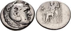 Greek LYCIA, Phaselis. Circa 218/7-186/5 BC. AR Tetradrachm (31.5mm, 16.03 g, 1h). In the name and types of Alexander III of Macedon. Dated CY 2 (217/6 BC). Head of Herakles right, wearing lion skin; 