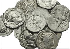 ROMAN. Republican & Imperial. AR from L. Thurius Balbus to Valens. Includes: all denarii unless otherwise noted. L. Thurius Balbus // L. Sentius C.f. // Julius Caesar // Augustus // Nero // Vespasian 