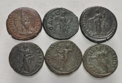 Large Lots ROMAN. Provincial. Lot of six (6) bronze issues from Thrace and Moesia Inferior. Includes: Gordian III and Tranquillina from Odessa // Gordian III and Tranquillina from Mesembria // Gordian