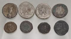 Large Lots ROMAN. Provincial. Lot of seven (7) silver, billon, and bronze issues. Includes: mostly tetradrachms. Average Fine. LOT SOLD AS IS, NO RETURNS. Seven (7) coins in lot.