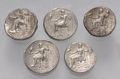 Large Lots GREEK. Northern Greece. Lot of ten (10) Alexander-type tetradrachms. Includes: various control marks. All identifiable. Average Fine, roughness and corrosion. LOT SOLD AS IS, NO RETURNS. Te