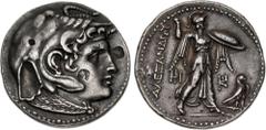 Ptolemaic Coins from the Ken Bressett Collection PTOLEMAIC KINGS of EGYPT. Ptolemy I Soter. As satrap, 323-305/4 BC. AR Tetradrachm (29mm, 15.66 g, 11h). Ptolemaic standard. In the name of Alexander I