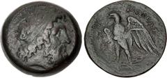 Ptolemaic Coins from the Ken Bressett Collection PTOLEMAIC KINGS of EGYPT. Ptolemy I Soter. 305/4-282 BC. Æ Diobol (28mm, 16.08 g, 12h). Alexandreia mint. Series 2D, circa 294-282 BC. Laureate head of