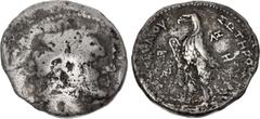 Ptolemaic Coins from the Ken Bressett Collection PTOLEMAIC KINGS of EGYPT. Ptolemy II Philadelphos. 285-246 BC. AR Tetradrachm (29mm, 12.19 g, 12h). Gaza mint. Struck RY 37 (249/8 BC). Diademed bust o