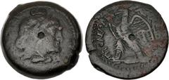 Ptolemaic Coins from the Ken Bressett Collection PTOLEMAIC KINGS of EGYPT. Ptolemy IV or Ptolemy V. 222-205/4 BC or 204-180 BC. Æ (28mm, 13.99 g, 12h). Alexandreia mint. Series 6A. Head of the deified