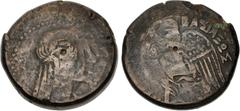 Ptolemaic Coins from the Ken Bressett Collection PTOLEMAIC KINGS of EGYPT. Ptolemy V Epiphanes. 204-180 BC. Æ (35mm, 30.03 g, 12h). Contemporary imitation of Alexandreia mint, Series 6B. Head of Isis 
